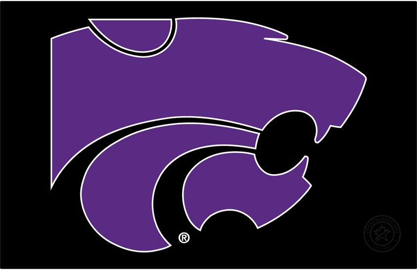 Kansas State Wildcats 1989-2019 Primary Dark Logo DIY iron on transfer (heat transfer)